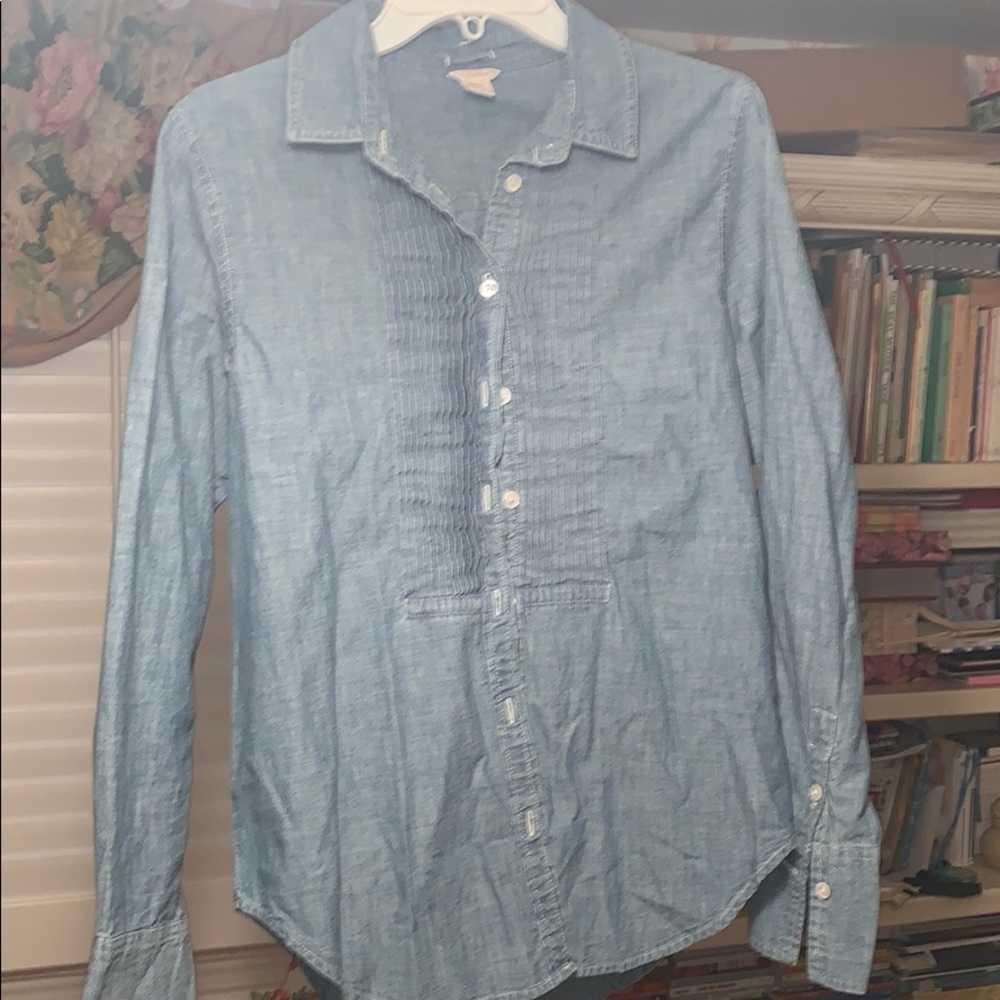 J.crew denim button up shirt